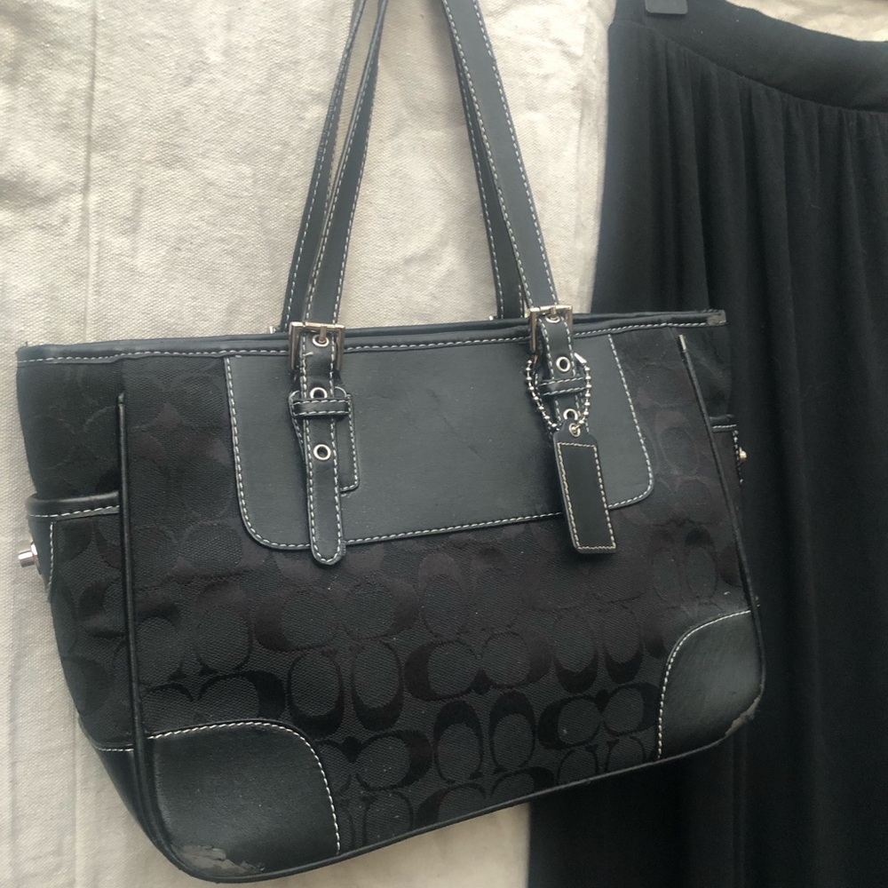 ♟️Black coach bag